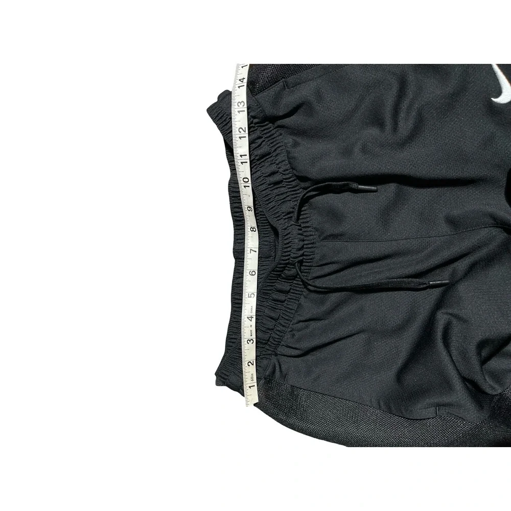 Nike Dri-FIT Mens Training Pants Black Mesh Panel Tapered Joggers Size M